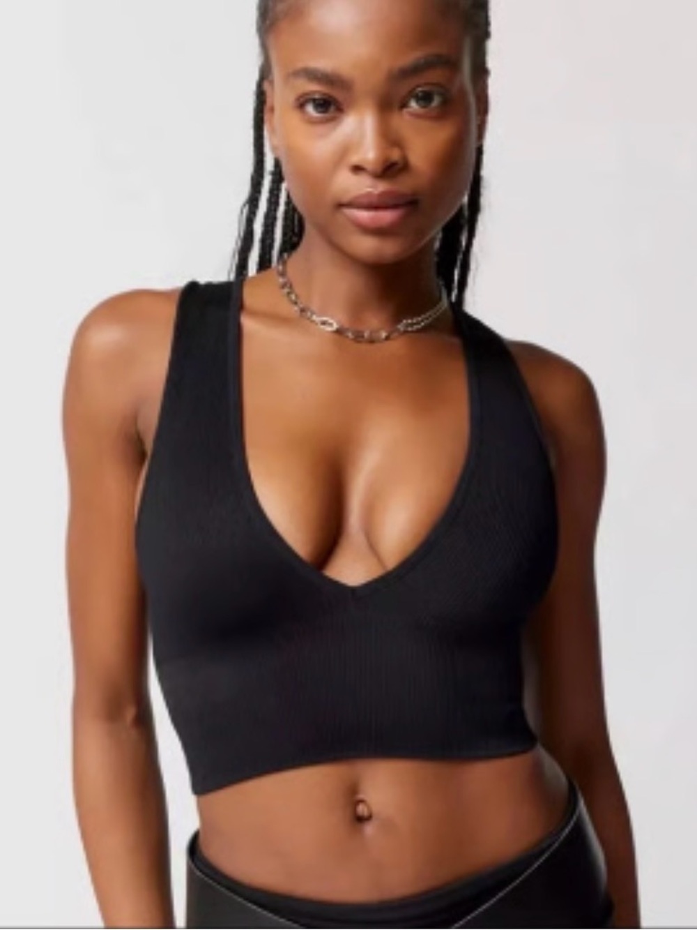 Urban Outfitters Out From Under Hailey Seamless Plunge Bra Top